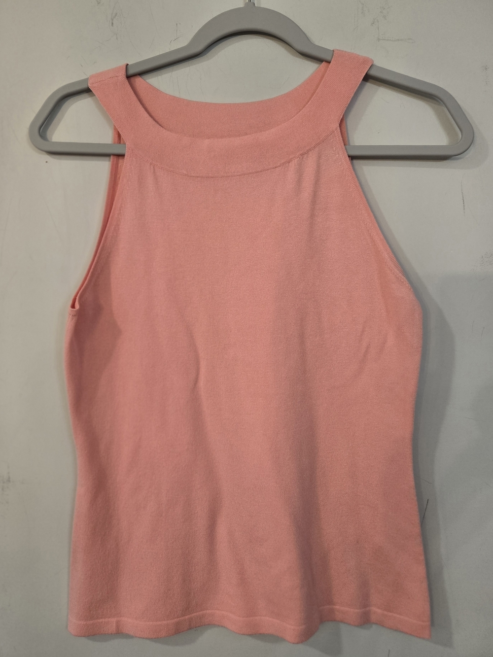 LOFT Pink Coral Sleeveless Halter Style Tank Top. Pristine Condition. - Picture 3 of 8